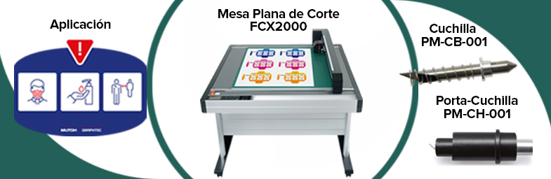 Serie FCX 2000 - Mesa de corte plana